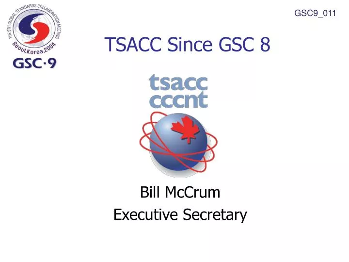 tsacc since gsc 8