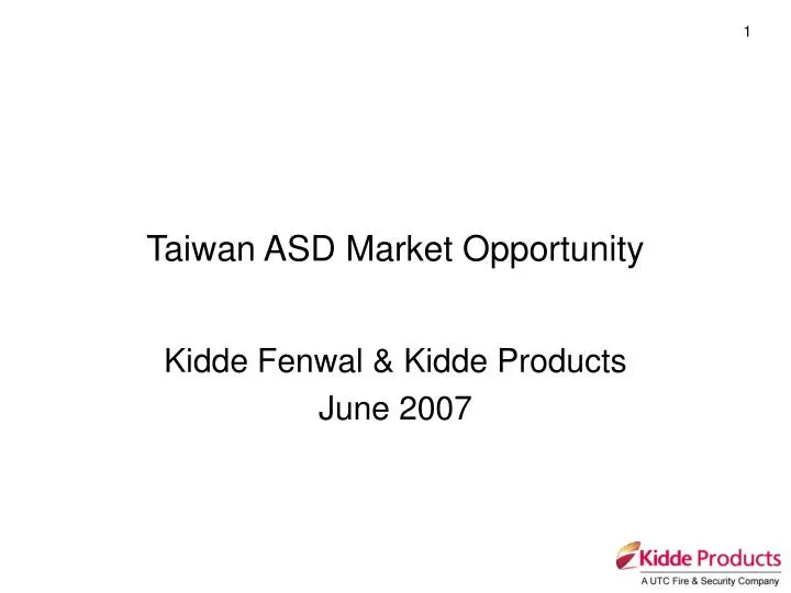 taiwan asd market opportunity