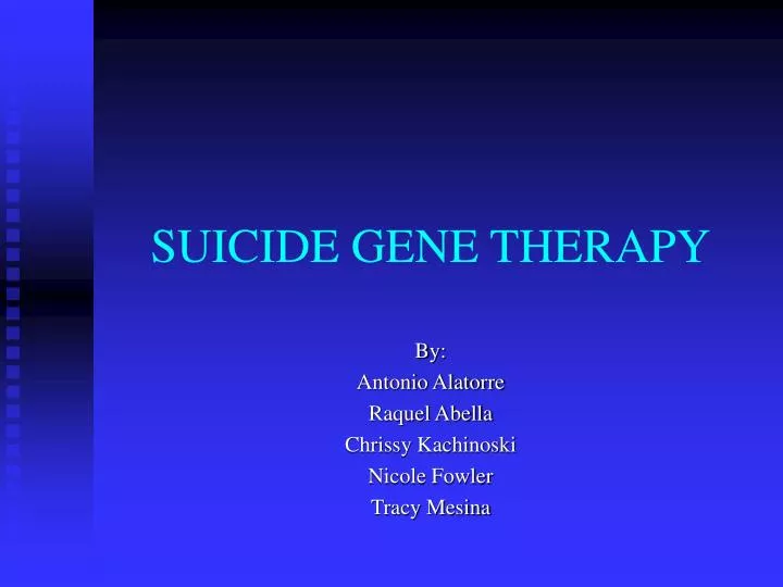 suicide gene therapy