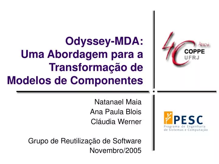 odyssey mda uma abordagem para a transforma o de modelos de componentes