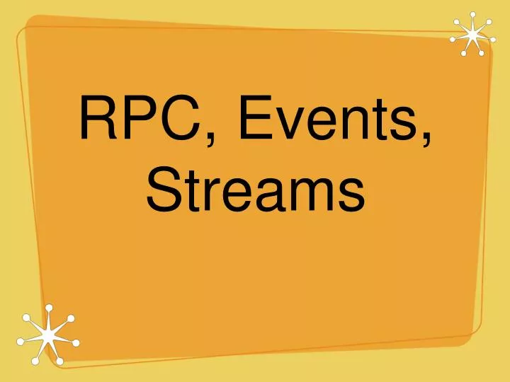 rpc events streams