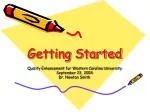 Engaging Minds: Crafting Western's Quality Enhancement Plan - slide 1