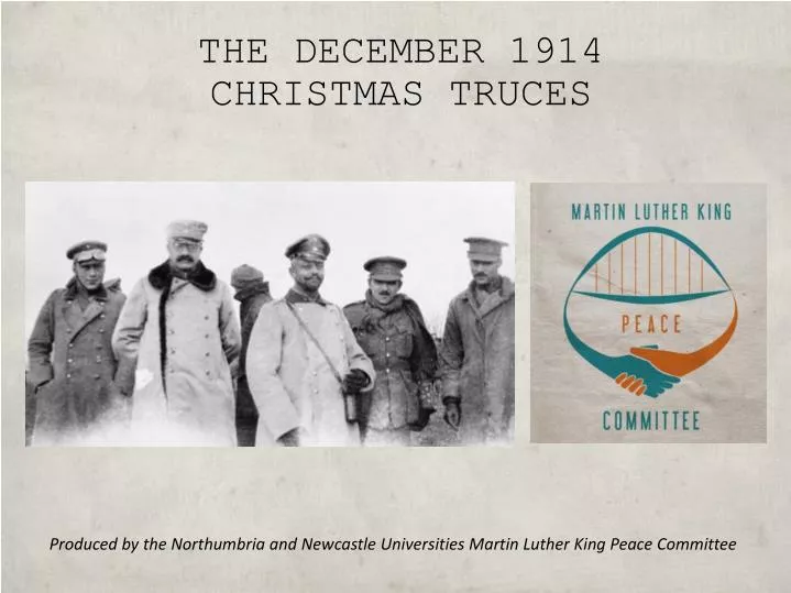 the december 1914 christmas truces