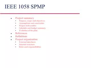 IEEE 1058 SPMP