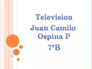 Juan Camilo Ospina P