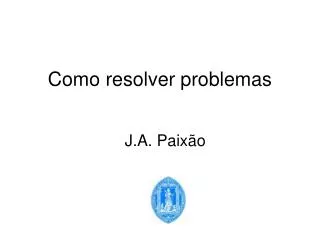 como resolver problemas