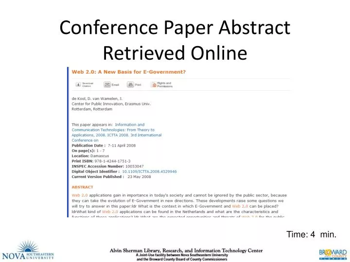 conference paper abstract retrieved online