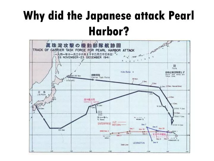 why did the japanese attack pearl harbor