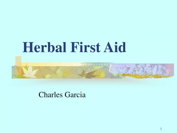 herbal first aid