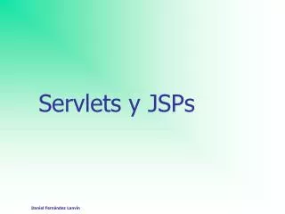 servlets y jsps