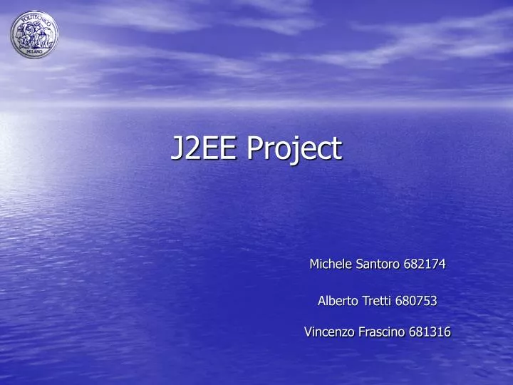 j2ee project