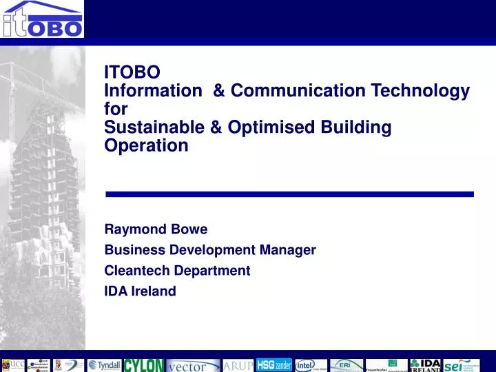 itobo information communication technology for sustainable optimised building operation