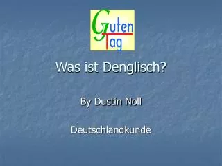was ist denglisch