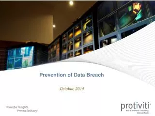 Prevention of Data Breach