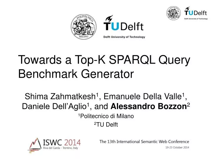 towards a top k sparql query benchmark generator