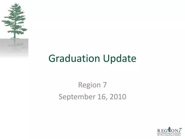 graduation update