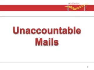 Unaccountable Mails