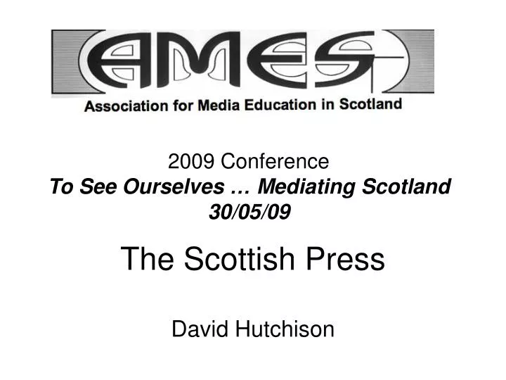 2009 conference to see ourselves mediating scotland 30 05 09
