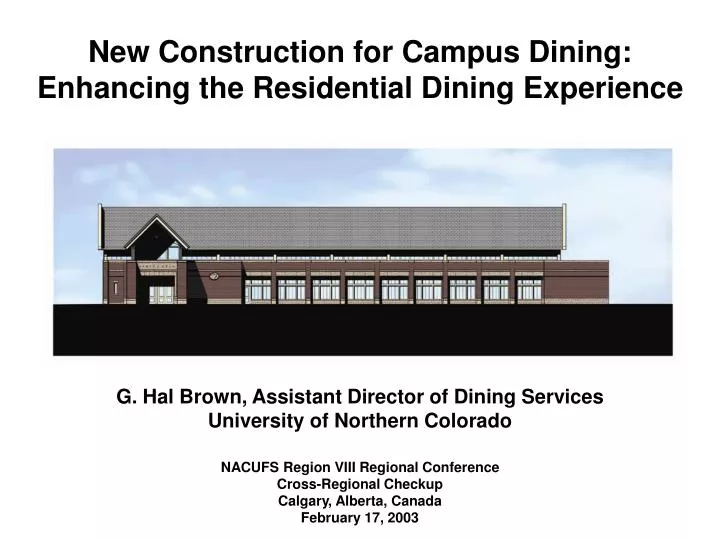 new construction for campus dining enhancing the residential dining experience