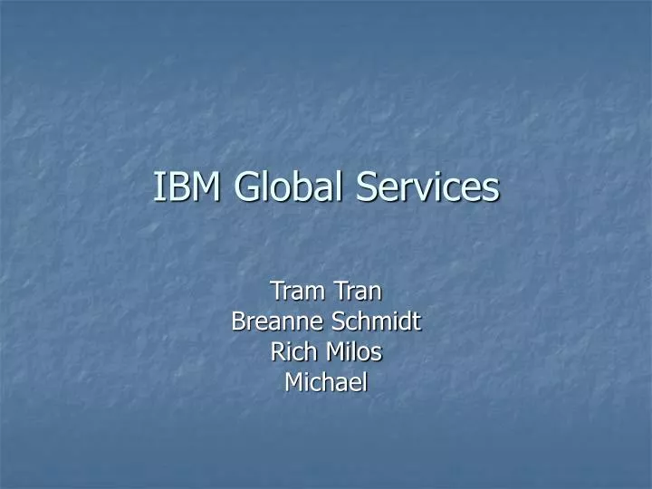 ibm global services