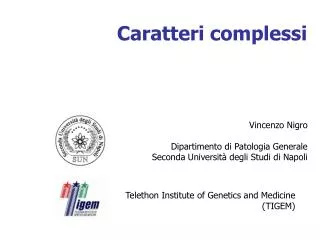 caratteri complessi