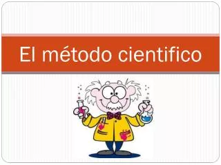 el m todo cientifico
