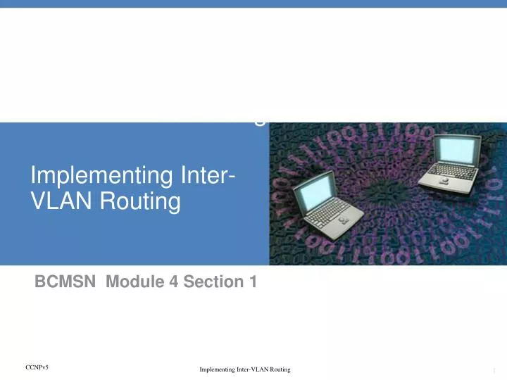 module 5 implementing multilayer switching part1