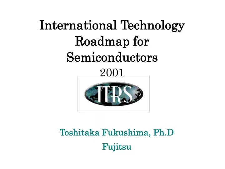 international technology roadmap for semiconductors 2001
