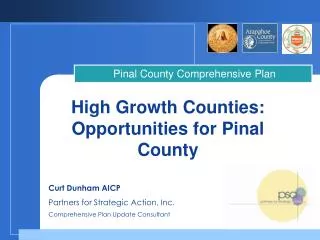 High Growth Counties: Opportunities for Pinal County