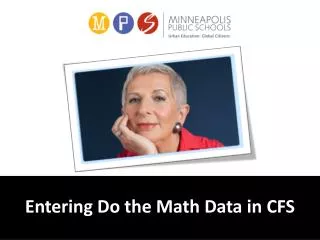 Entering Do the Math Data in CFS