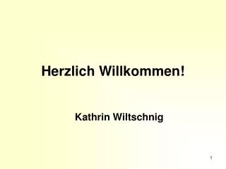 herzlich willkommen