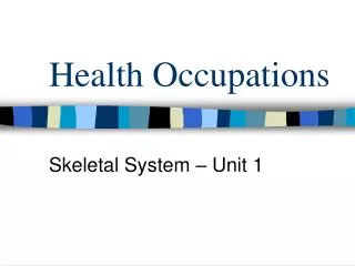 health occupations