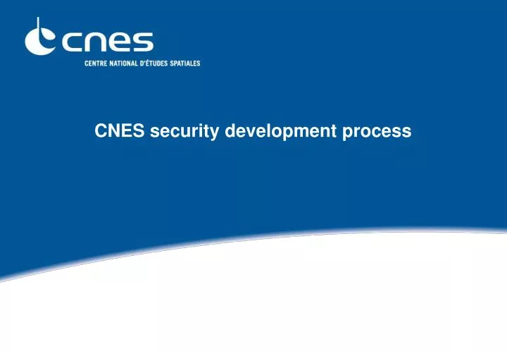 cnes security development process