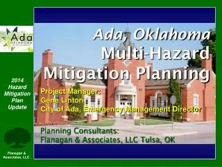 Ada, Oklahoma Multi-Hazard Mitigation Planning