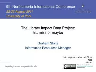 The Library Impact Data Project: hit, miss or maybe