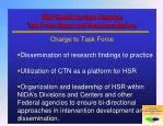 NIDA Health Services Research Task Force Report and Recommendations Charge to Task Force - slide 1
