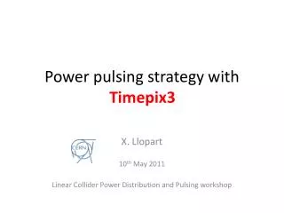 Power pulsing strategy with Timepix2