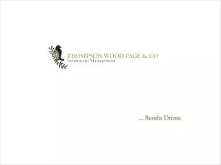 THOMPSON WOOD PAGE &amp; CO