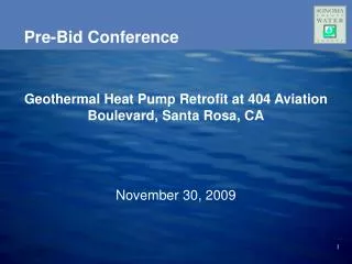 pre bid conference
