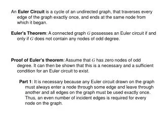 Proof of Euler's theorem Part 2 :