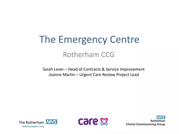 the emergency centre
