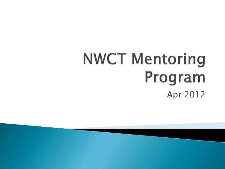 nwct mentoring program