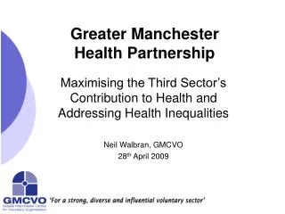 Greater Manchester Health Partnership
