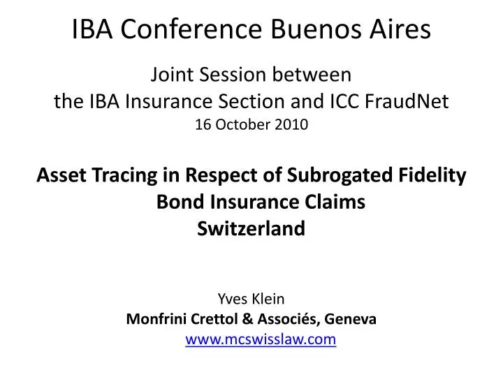 iba conference buenos aires