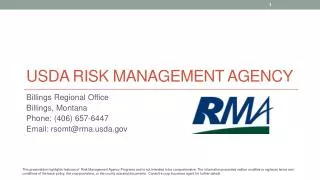 USDA Risk Management Agency