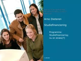 arno dieteren studiefinanciering