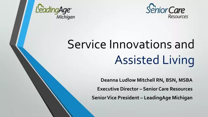 service innovations and assisted living