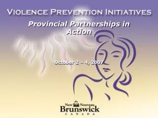 Provincial Partnerships in Action