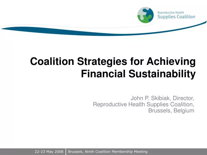 coalition strategies for achieving financial sustainability