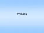 Phrases - slide 1